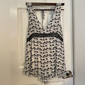 Palm Tree Romper